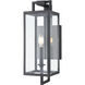 Lamont 1 Light 18 inch Textured Black Outdoor Wall Sconce